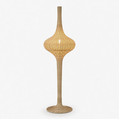 Onion Rattan Floor Lamp