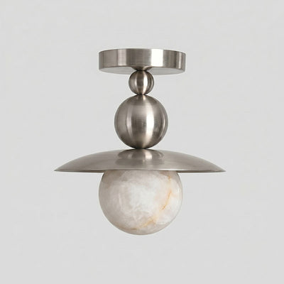 Clairfield Alabaster Flush Mount Ceiling Light