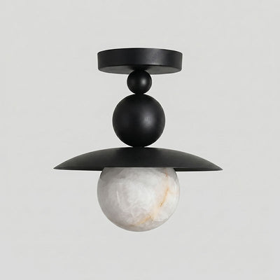 Clairfield Alabaster Flush Mount Ceiling Light