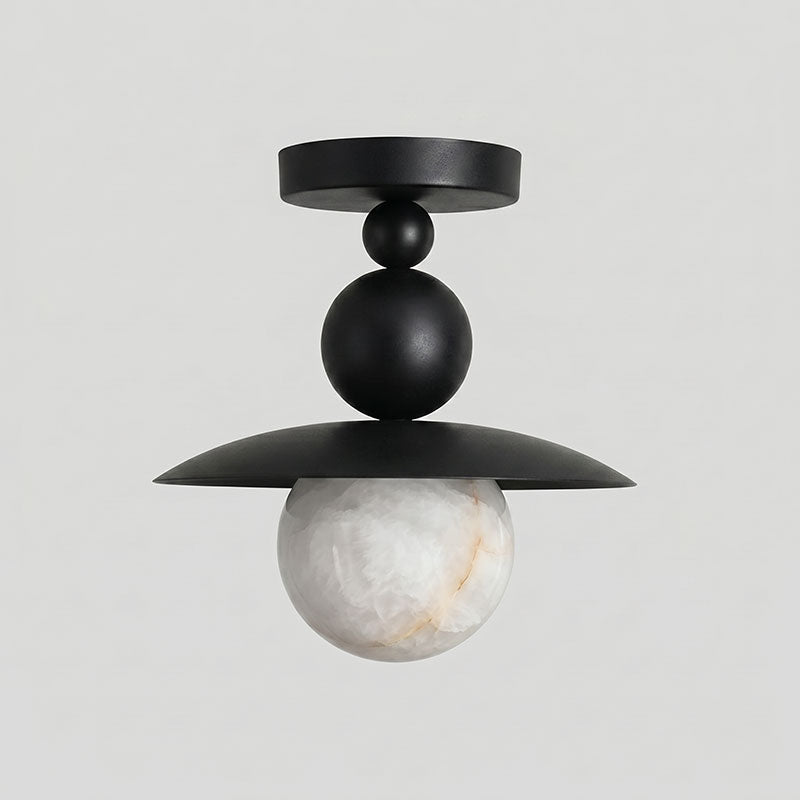 Clairfield Alabaster Flush Mount Ceiling Light