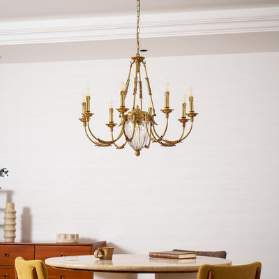 Valerix Brass Chandelier