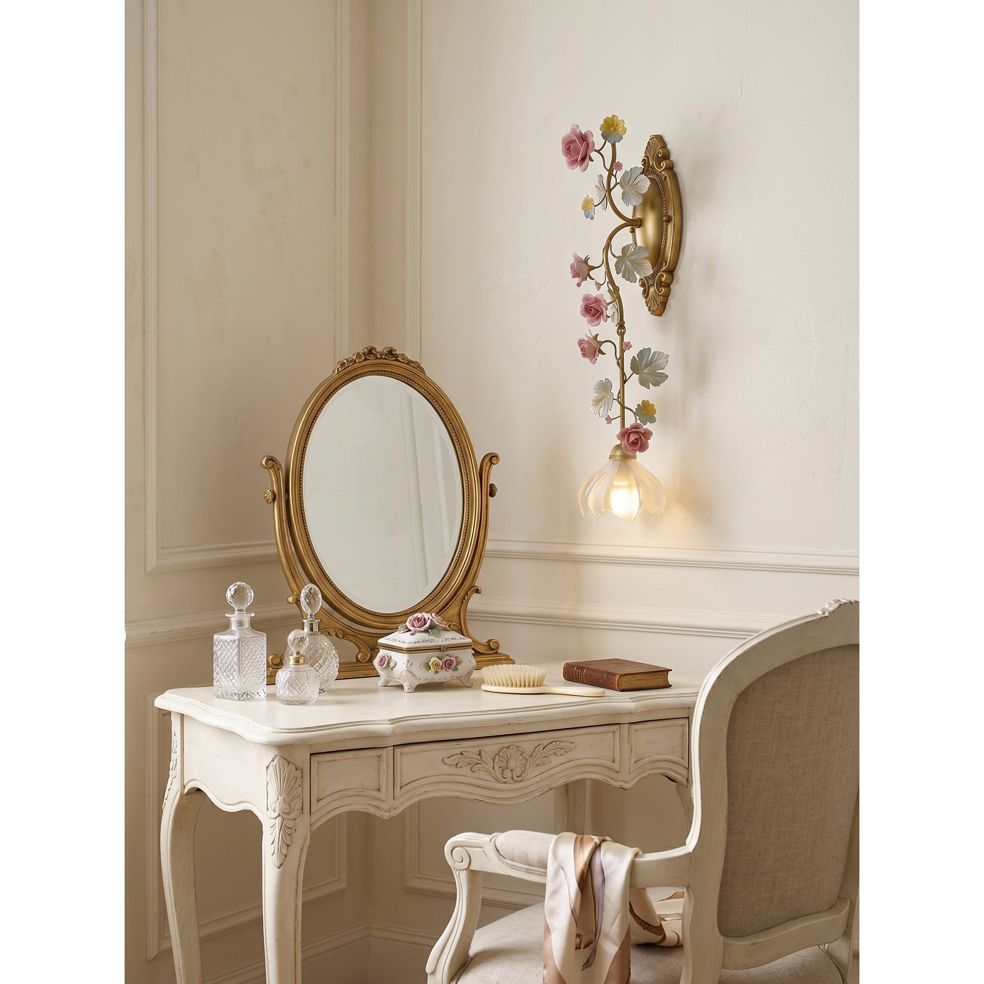 Nerahaven Floral Vine Shaped Indoor Wall Light