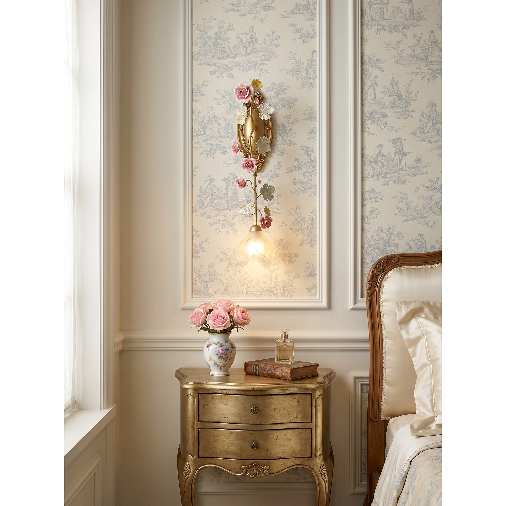 Nerahaven Floral Vine Shaped Indoor Wall Light