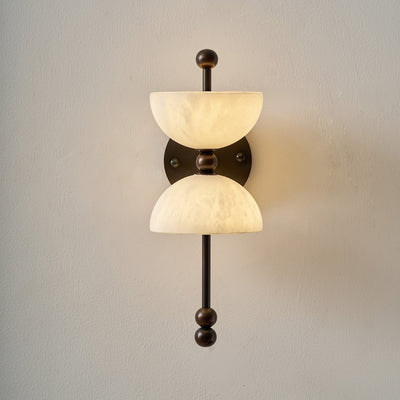 Lindenborne Alabaster Indoor Wall Light