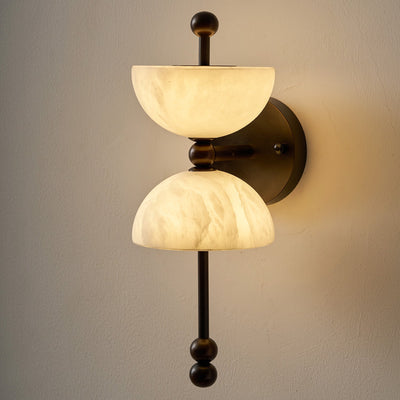 Lindenborne Alabaster Indoor Wall Light