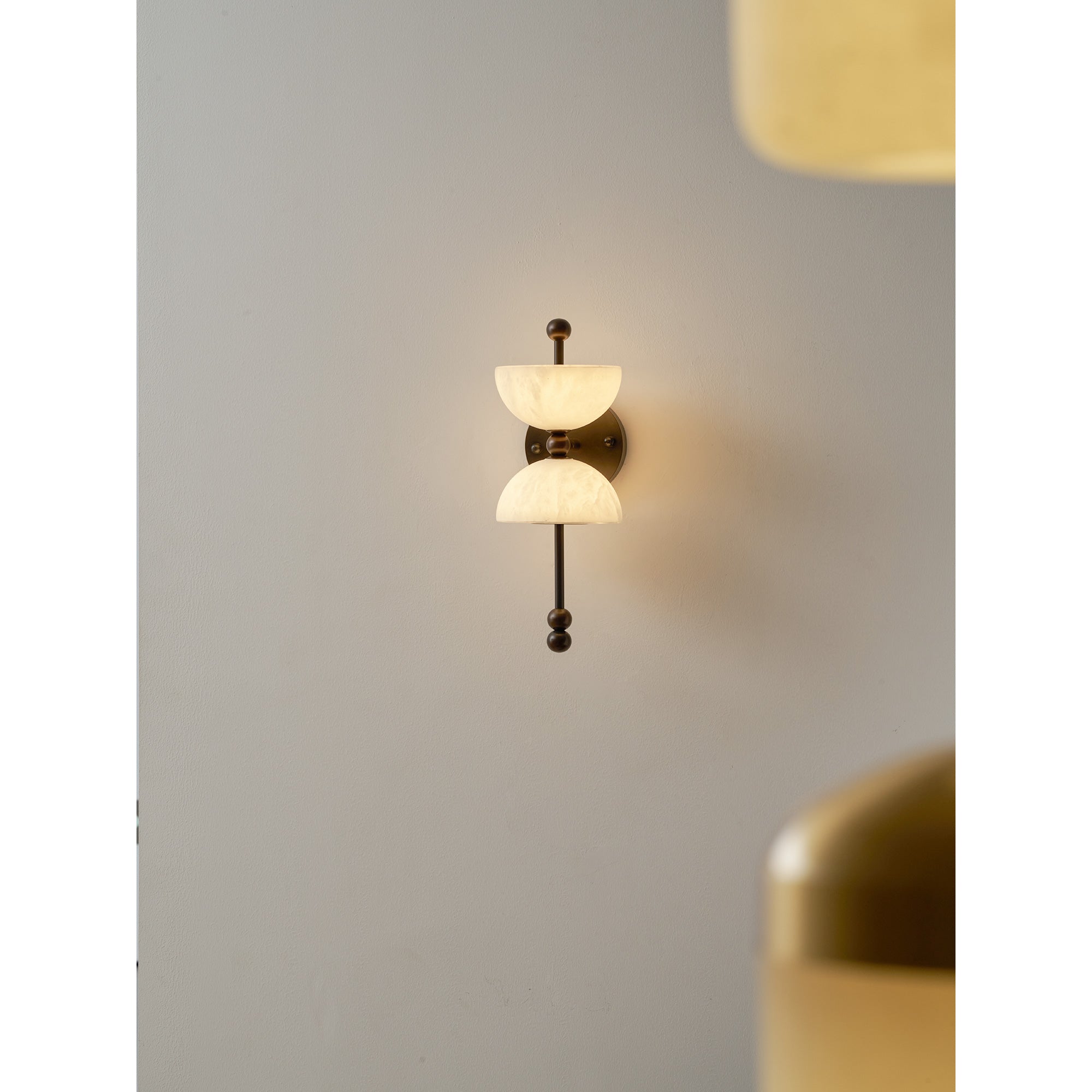Lindenborne Alabaster Indoor Wall Light