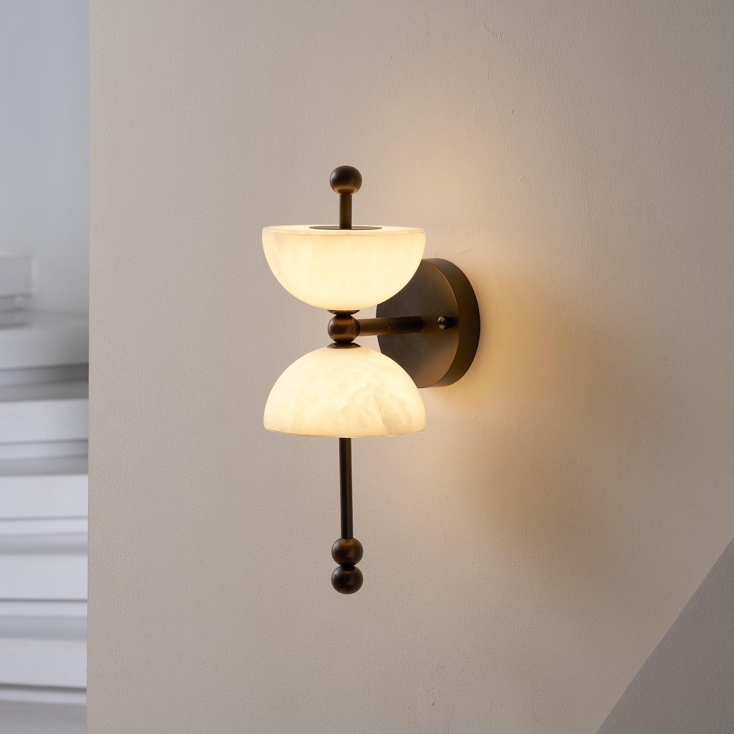 Lindenborne Alabaster Indoor Wall Light