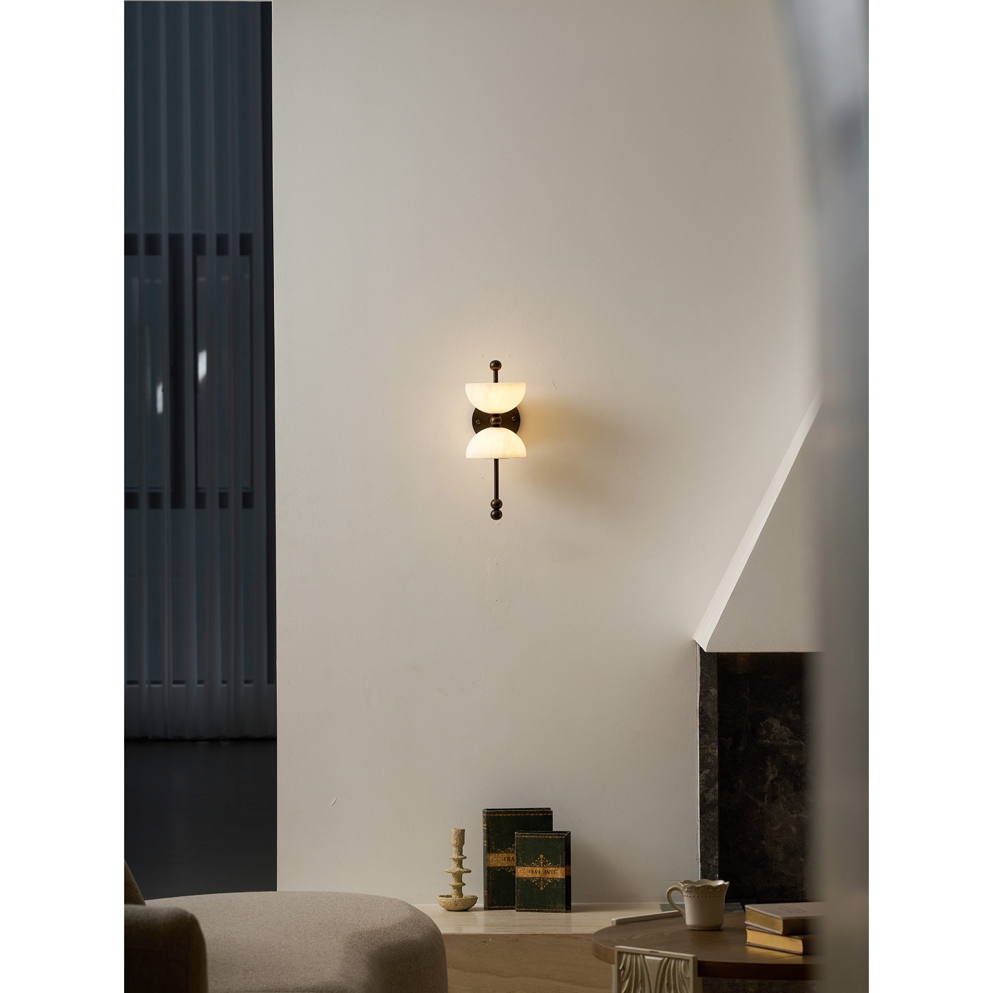Lindenborne Alabaster Indoor Wall Light