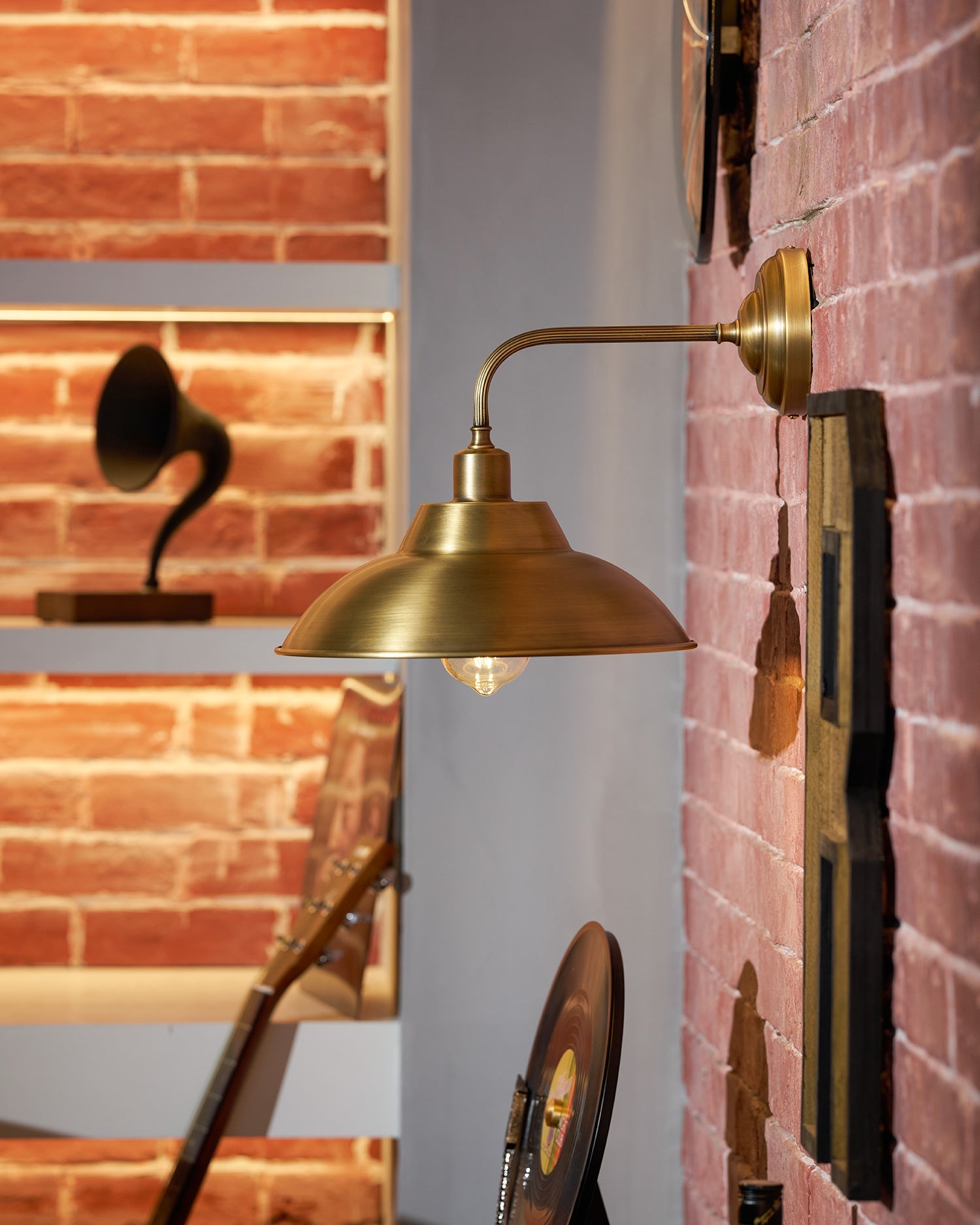 Edenmere Brass Indoor Wall Light