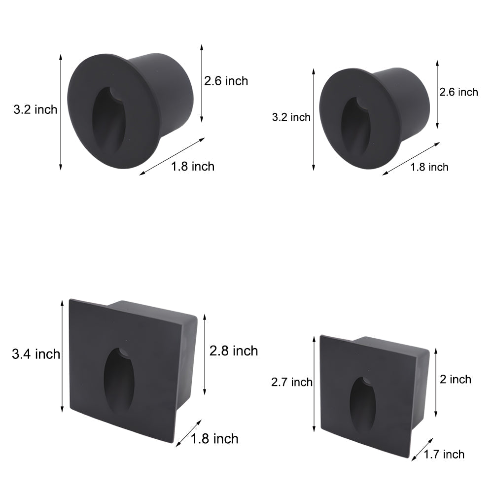 Ritan LED Modern Style Aluminum Outdoor Step Light