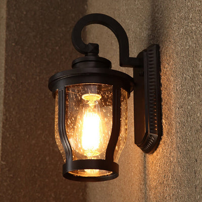 Joshua Retro Creative Vintage Glass Outdoor Wall Lights