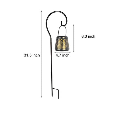 Saena Retro Mesh Solar Iron Outdoor Hanging Lights