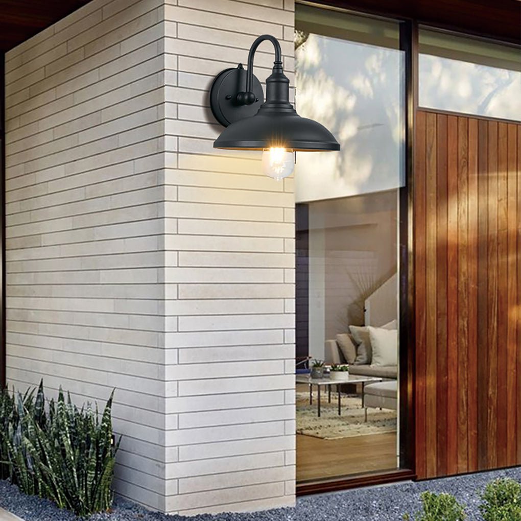 Guy Retro Induction LED Aluminum Outdoor Wall Sconces Light