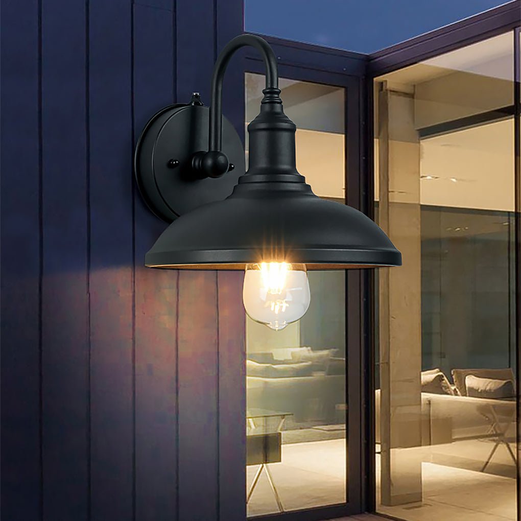 Guy Retro Induction LED Aluminum Outdoor Wall Sconces Light