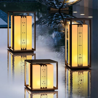 Harmoy Classic Elegant Retro Marble Outdoor Lamp