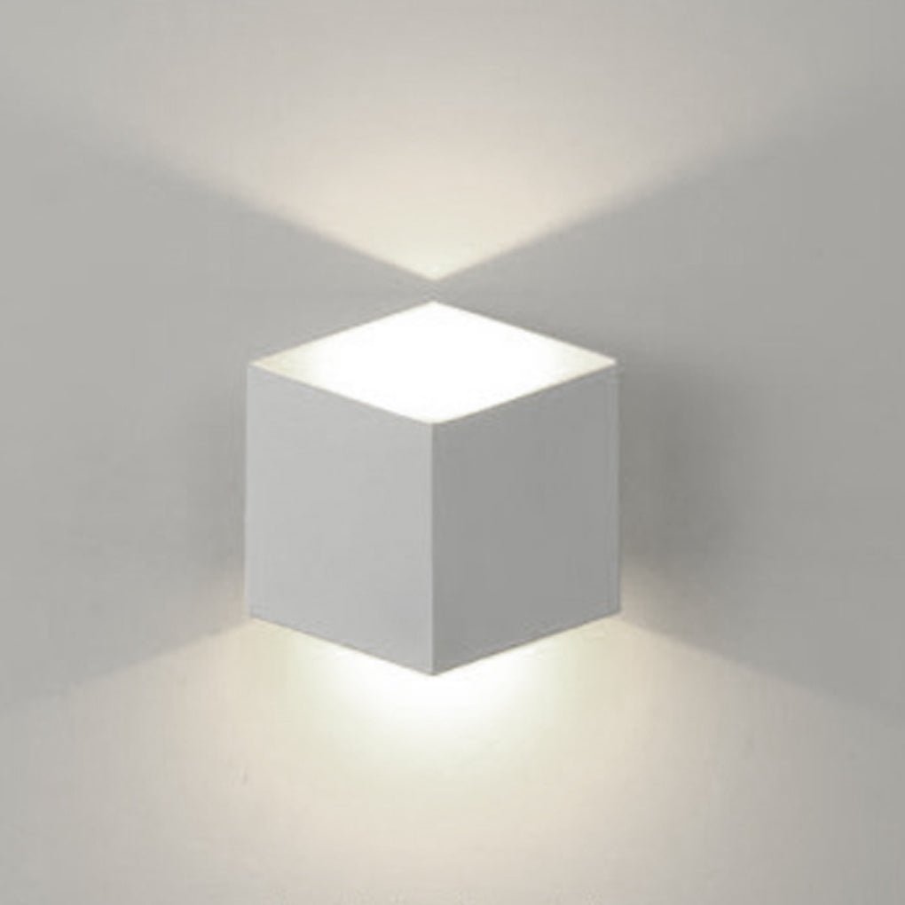 Judith Square Modern Metal Outdoor Wall Lights