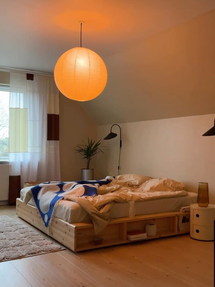 Lunerelle Pendant Lamp Paper for Living Room