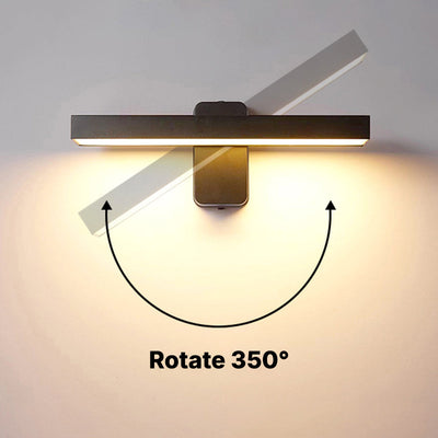 Garth LED Adjustable Storefront Aluminum Outdoor Wall Lights