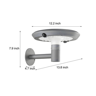 Round Classic LED Aluminum Outdoor Wall Light