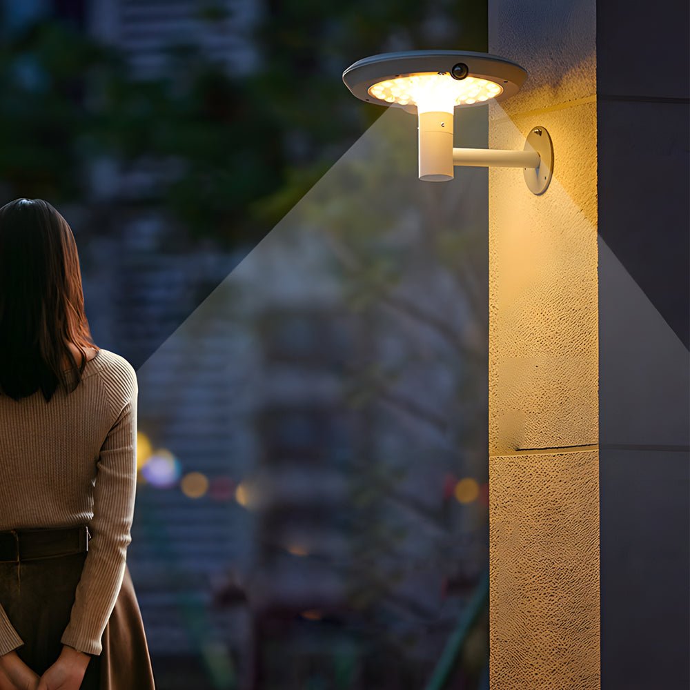 Round Classic LED Aluminum Outdoor Wall Light