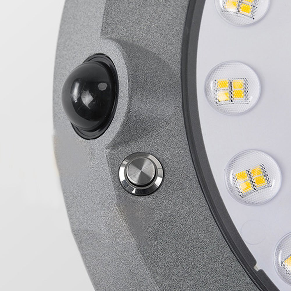 Round Classic LED Aluminum Outdoor Wall Light