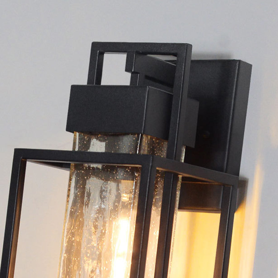 Eigth Art Vintage Style Iron Outdoor Sconces