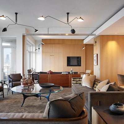 Lustra Minimalist Metal Ceiling Light Three Arm