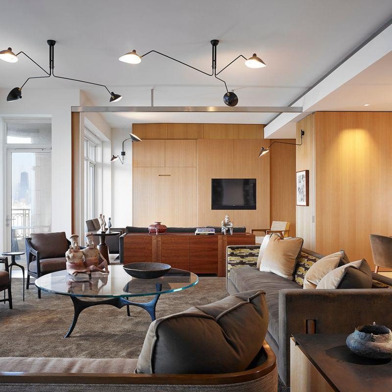 Lustra Minimalist Metal Ceiling Light Three Arm