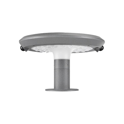 Vanda Simple Round LED Solar LED Aluminum Outdoor Post Light