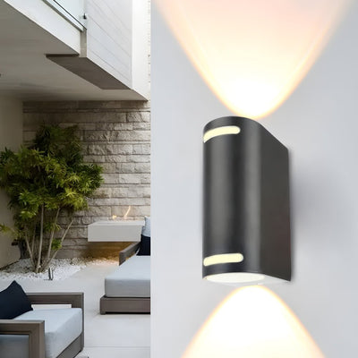 Nia Simple Square LED Aluminum Outdoor Wall Lights