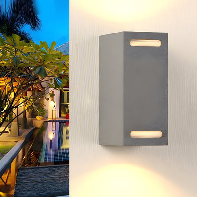 Nia Simple Square LED Aluminum Outdoor Wall Lights