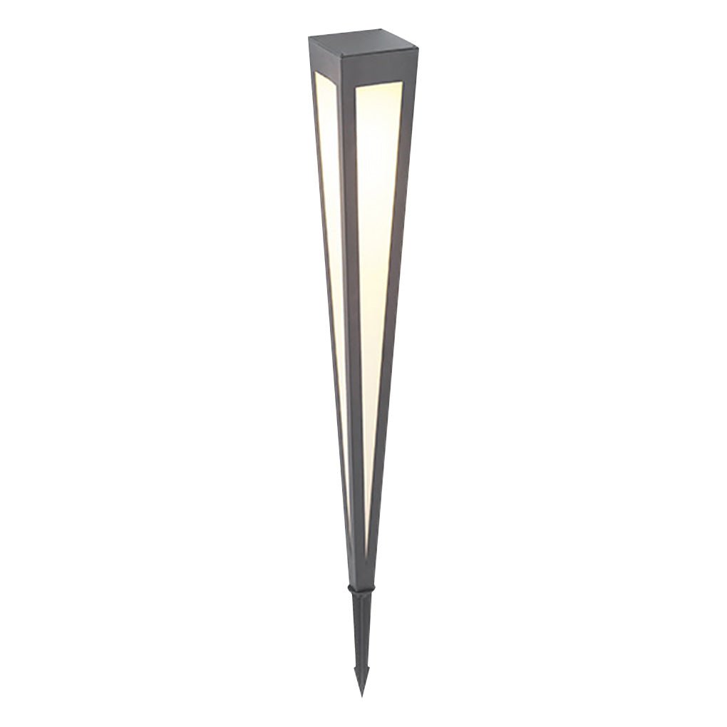 Migh RGB Square Top Conical Aluminum Outdoor Lawn Light