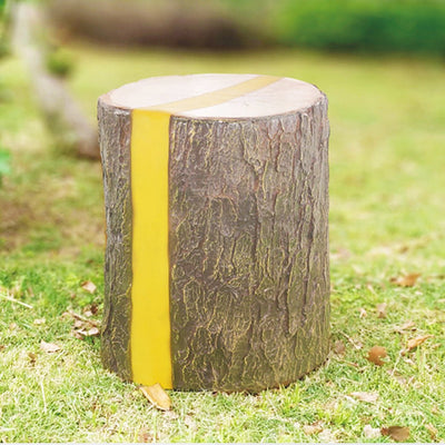 Warrior Realistic Tree Stump LED Cylindrical Resin Outdoor Lights