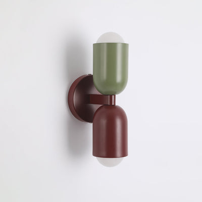 Valentina Modern Art Decoration Double-Headed Colorful Wall Lamp - Neutral Decor