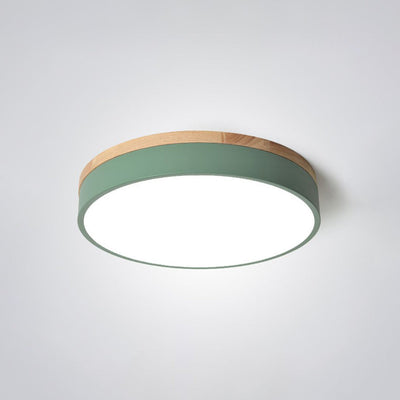 Valentina Nordic LED Round Flush Mount Ceiling Light - Neutral Decor