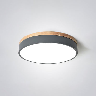 Valentina Nordic LED Round Flush Mount Ceiling Light - Neutral Decor