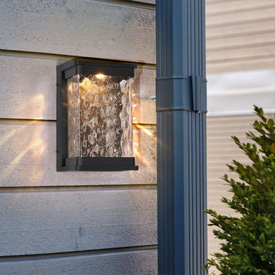 Emery Rectangular Aluminum Outdoor Wall Lights