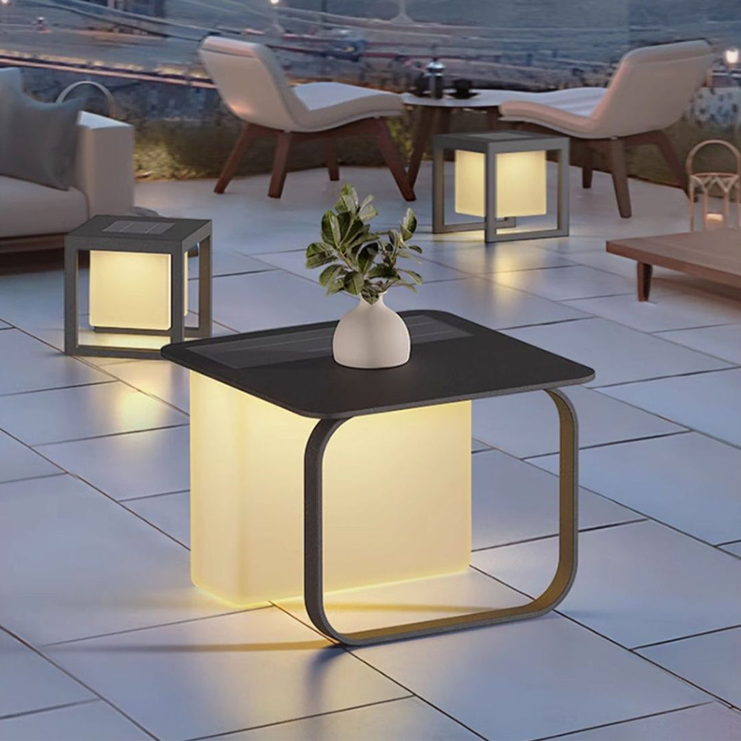 Loly Multi-Functional Tables Steel Outdoor Floor Lamps