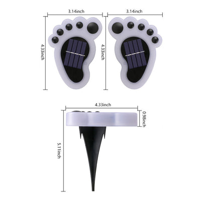 Julia Yard Solar LED ABS Outdoor Path Lights