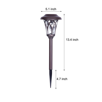 Laurel Stake Lawn Retro Modern Glass Outdoor Light