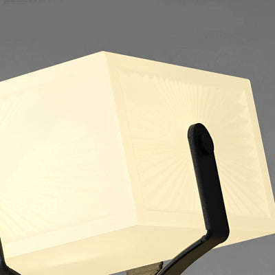Ernestine Square LED Creative Modern Steel Outdoor Fence Post Lights