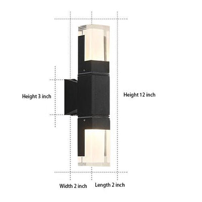Nadine Unique Elegance Metal Outdoor Wall Lights