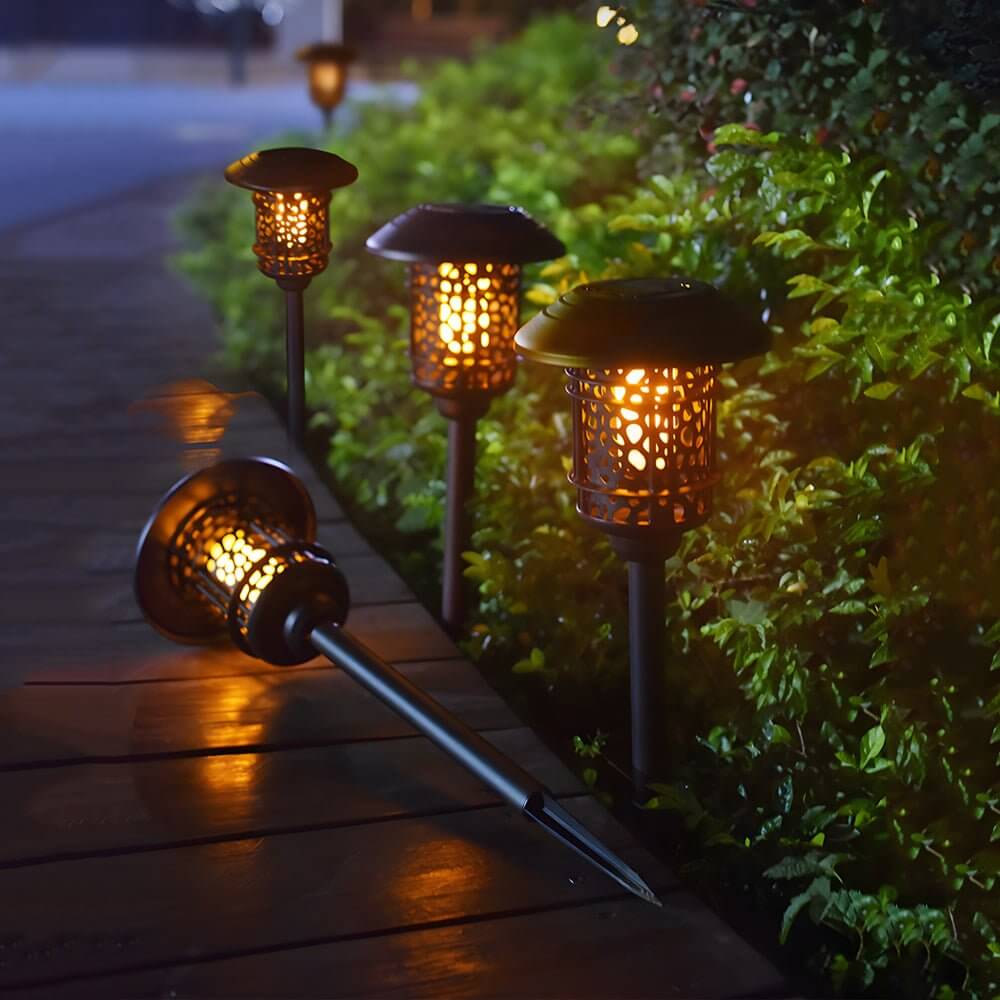 Kath Stylish Solar Stake Aluminum Outdoor Pathway Light
