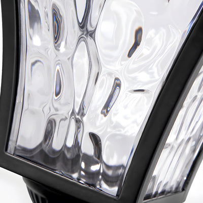 Eri LED Solar Cast Aluminum Outdoor Pillar Lights