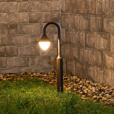 Woody Minimalist Elegance Aluminum Outdoor Path Light