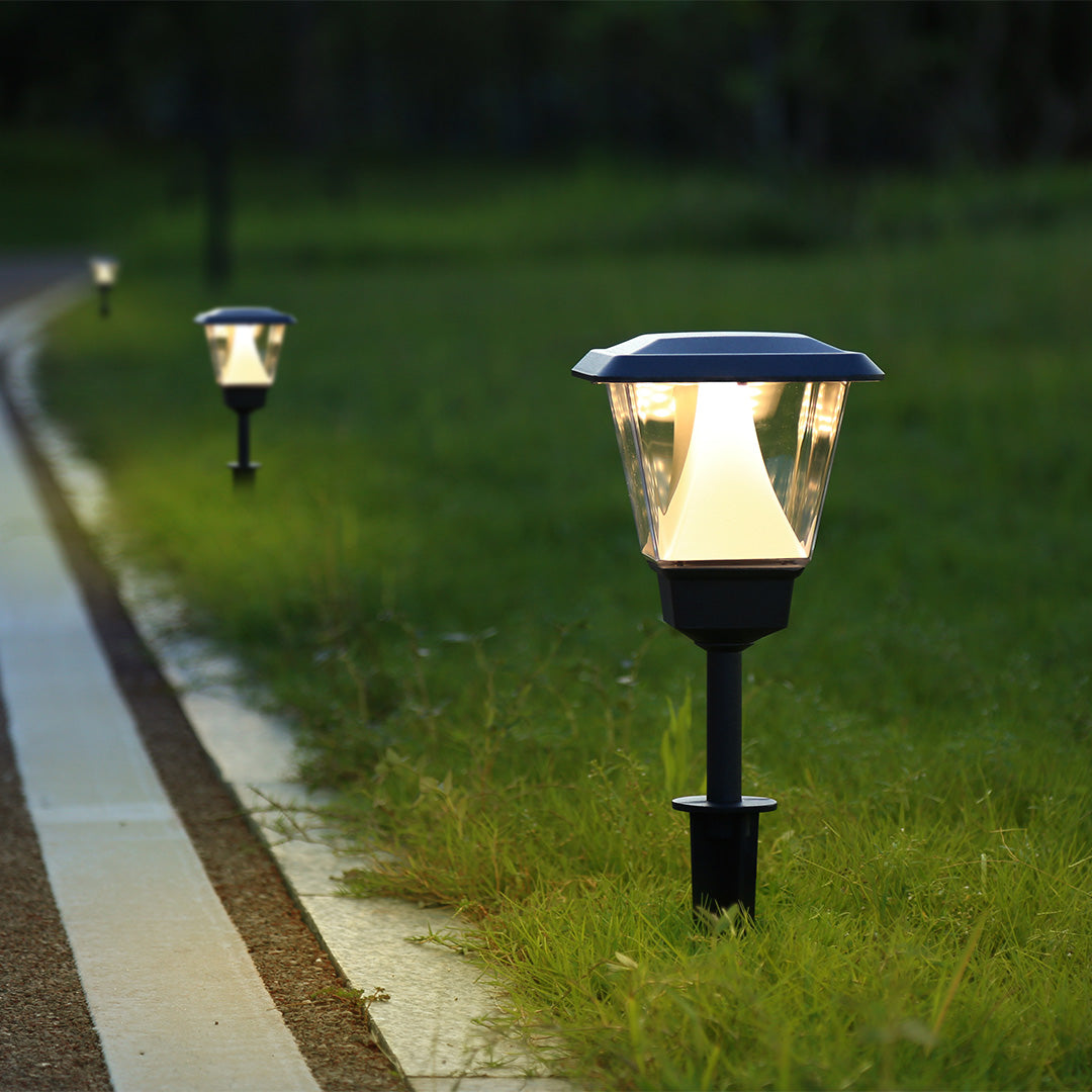 Graceful Modern Minimalist Aluminum Outdoor Lawn Lights
