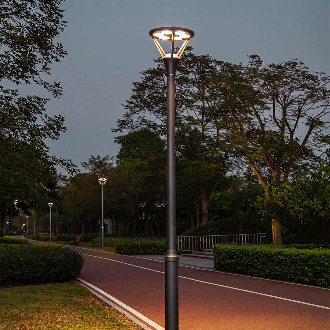 Sparng Minimalist LED Aluminum Outdoor Post Lights