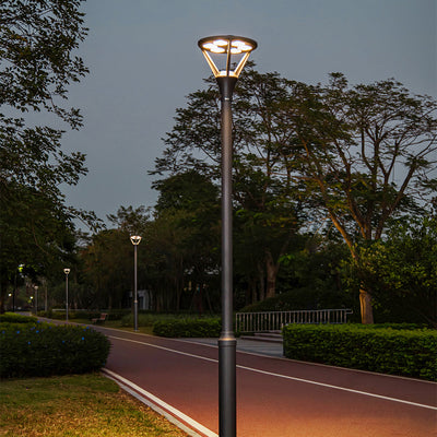 Sparng Minimalist LED Aluminum Outdoor Post Lights