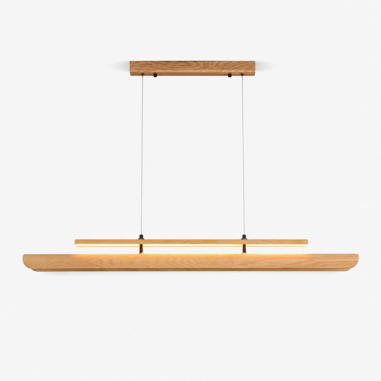 Lignelle Wood Linear Pendant Light