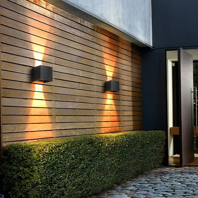Blin Square Adjustable Modern Aluminum Outdoor Lights